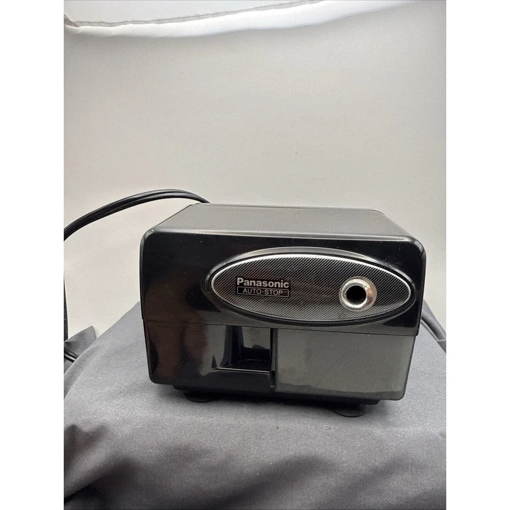 Panasonic KP-310 Electric Pencil Sharpener Auto-Stop Black, TESTED